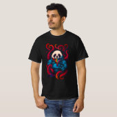 Kosmischer Panda Kraken T-Shirt (Vorne ganz)