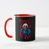 Kosmischer Panda Kraken Tasse (Links)