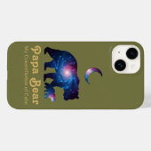 Kosmischer Papa Bär & Jungtier Case-Mate iPhone Hülle (Rückseite (Horizontal))