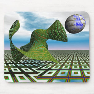 Kosmischer Pudel Mousepad