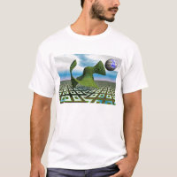Kosmischer Pudel-T - Shirt