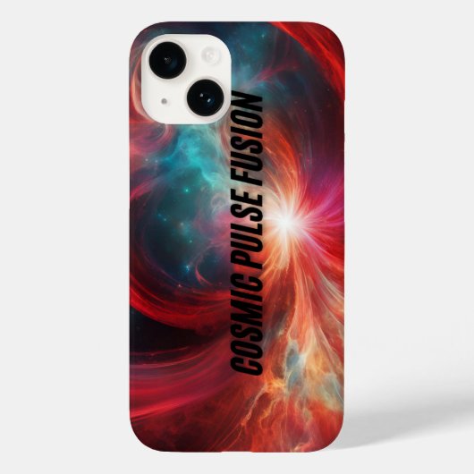 Kosmischer Puls Fusion Gehäuse Case-Mate iPhone Hülle (Rückseite)