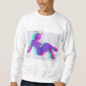 Kosmischer Raumbabe Sweatshirt (Vorderseite)