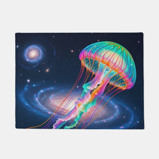 Kosmischer Regenbogen Fußmatte (Vorderseite)