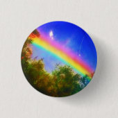 KOSMISCHER REGENBOGEN-KLEINES BUTTON (Vorderseite)