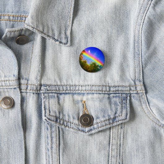 KOSMISCHER REGENBOGEN-KLEINES BUTTON (Beispiel)