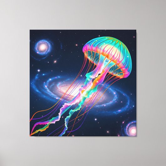 Kosmischer Regenbogen Leinwanddruck (Vorderseite)