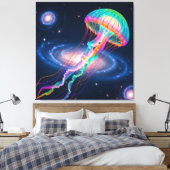 Kosmischer Regenbogen Leinwanddruck (Insitu (Schlafzimmer))