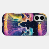 Kosmischer Regenbogen Liebhaber des Weltraums Gala Case-Mate iPhone Hülle (Rückseite (Horizontal))