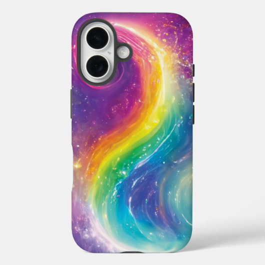 Kosmischer Regenbogen Yin Yang Wassernebel Träume Case-Mate iPhone Hülle (Rückseite)