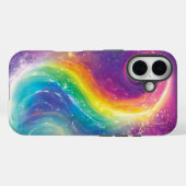 Kosmischer Regenbogen Yin Yang Wassernebel Träume Case-Mate iPhone Hülle (Rückseite (Horizontal))