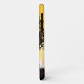 Kosmischer Regenbogenhimmel mit schwarzer Silhouet Case-Mate iPhone Hülle (Hinten/Links)