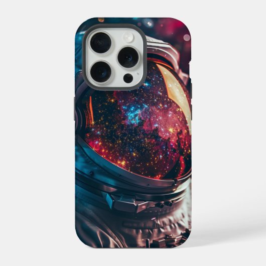 Kosmischer Reisender iPhone Hülle (Rückseite)