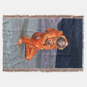 Kosmischer Reisender Surrealer Planetenlandschaft- Decke