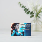 Kosmischer Retro 50er Jahre Sci-Fi Nova Space Rang Visitenkarte (Stehend Vorderseite)