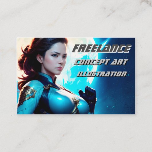 Kosmischer Retro 50er Jahre Sci-Fi Nova Space Rang Visitenkarte (Vorderseite)