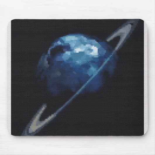 Kosmischer Ringplanet-Mauspad Mousepad (Vorne)