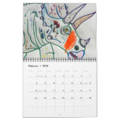 Kosmischer Rosenkalender Kalender (Feb 2026)