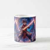Kosmischer Samurai - Wächter der Sterne zazzle Kaffeetasse (Mittel)