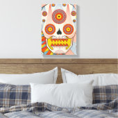 Kosmischer Schädel Leinwanddruck (Insitu (Schlafzimmer))
