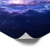 Kosmischer Schleiernebel Poster (Ecke)