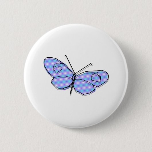 Kosmischer Schmetterling Button (Vorderseite)
