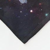 Kosmischer Schmetterling Fleecedecke (Ecke)