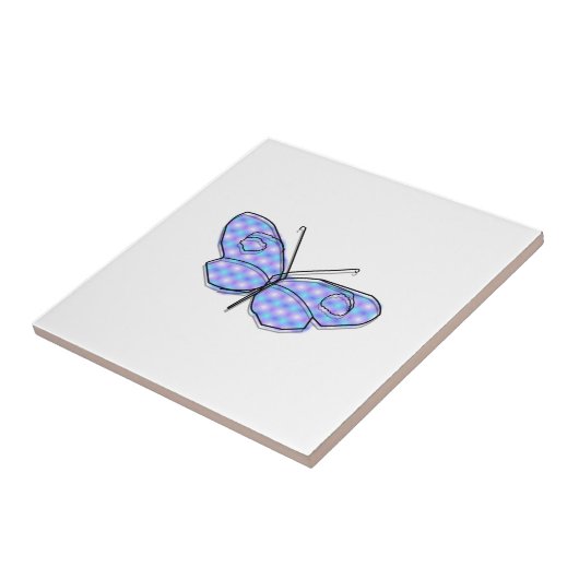 Kosmischer Schmetterling Fliese (Seite)