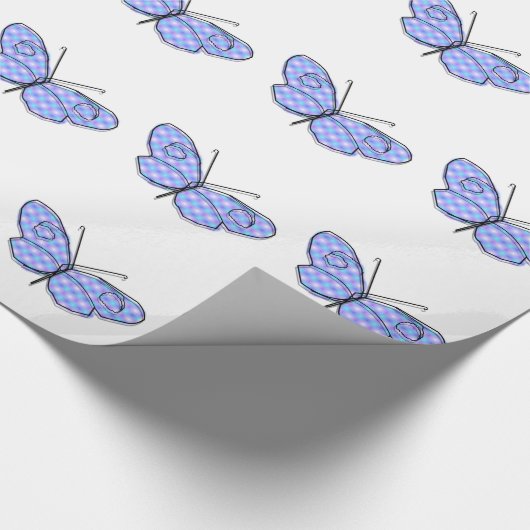 Kosmischer Schmetterling Geschenkpapier (Ecke)