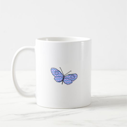 Kosmischer Schmetterling Kaffeetasse (Links)