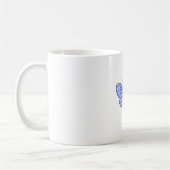 Kosmischer Schmetterling Kaffeetasse (Links)