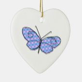 Kosmischer Schmetterling Keramik Ornament (Rechts)