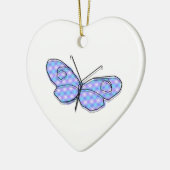 Kosmischer Schmetterling Keramik Ornament (Links)