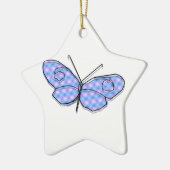 Kosmischer Schmetterling Keramikornament (Links)