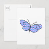 Kosmischer Schmetterling Postkarte (Vorne/Hinten)