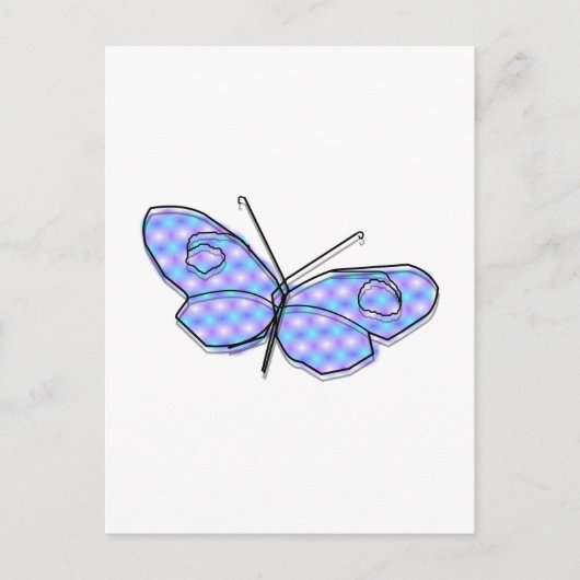 Kosmischer Schmetterling Postkarte (Vorderseite)