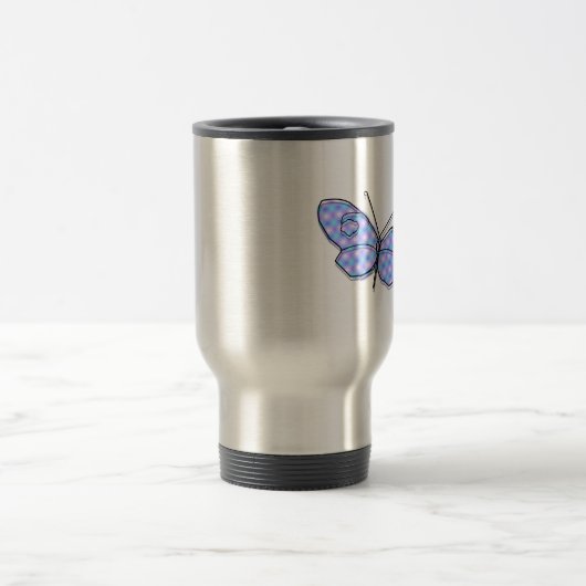 Kosmischer Schmetterling Reisebecher (Mittel)