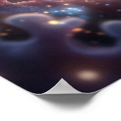 Kosmischer Seepferdchen-Nebelriff Poster (Ecke)