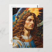 *~* Kosmischer Soldat des Gottes Universum Erde AP Postkarte (Vorne/Hinten)