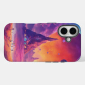 Kosmischer Sonnenuntergang" Case-Mate iPhone Hülle (Rückseite (Horizontal))