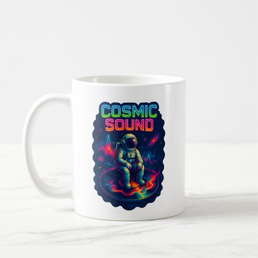 Kosmischer Sound Kaffeetasse (Links)