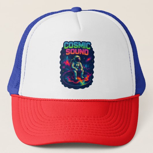 Kosmischer Sound Truckerkappe (Vorderseite)