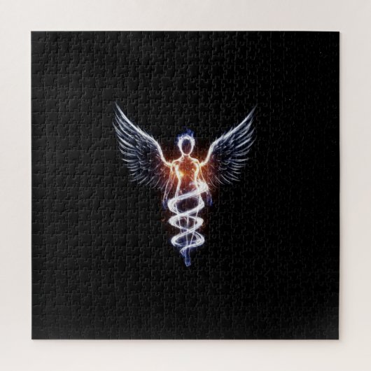 Kosmischer spiritueller, transparenter weiblicher  puzzle (Vertikal)