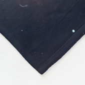 Kosmischer Sternenlicht-Fuchs-Geist-Fantasie-Tier Fleecedecke (Ecke)