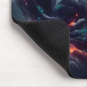 Kosmischer Sternenlicht-Fuchs-Geist-Fantasie-Tier Mousepad (Ecke)