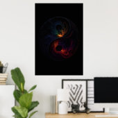 Kosmischer Strudel Poster (Heimbüro)