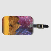 kosmischer Sturm über dem Untergrund Gepäckanhänger (Vorderseite (Horizontal))