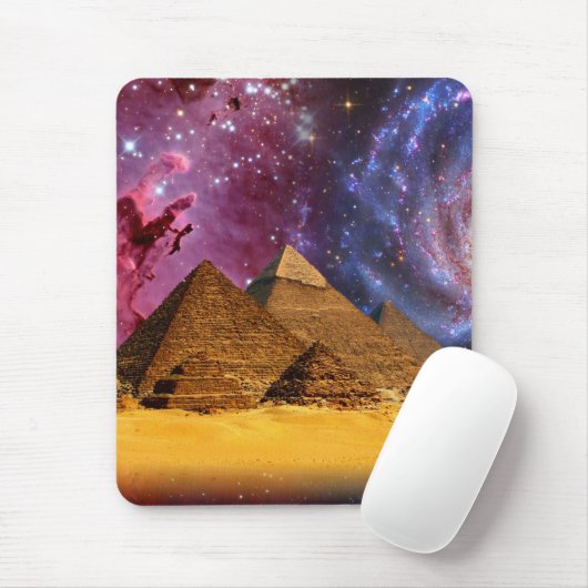 kosmischer Sturm über dem Untergrund Mousepad (Mit Mouse)