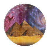 kosmischer Sturm über dem Untergrund Schneidebrett (Vorderseite)