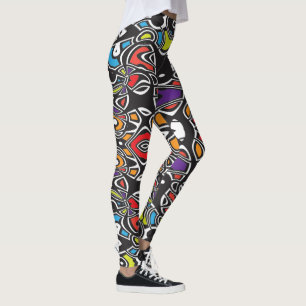 Kosmischer Swirl Leggings